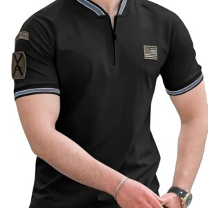 Premium Mustard Henley Collar T-Shirt for Men
